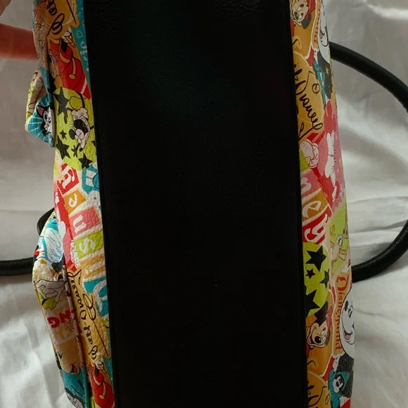Disney Multicolor Mini Tote Bag with Black Handles - Picture 4 of 9
